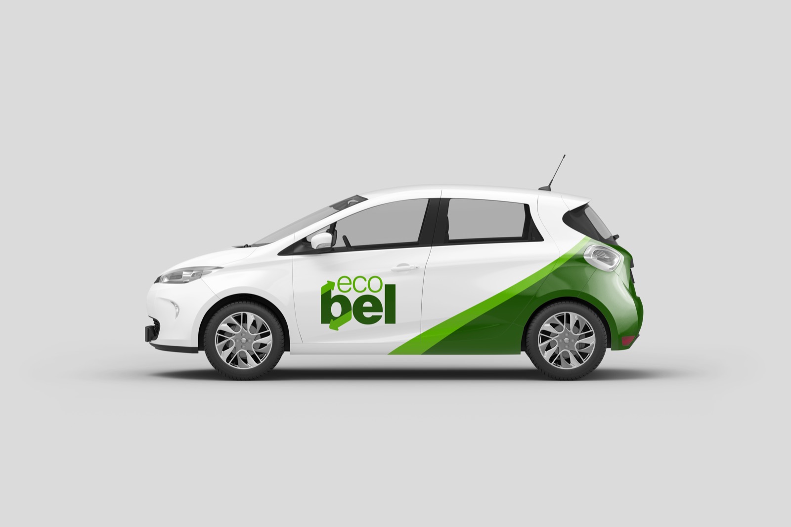 Ecobel branded car