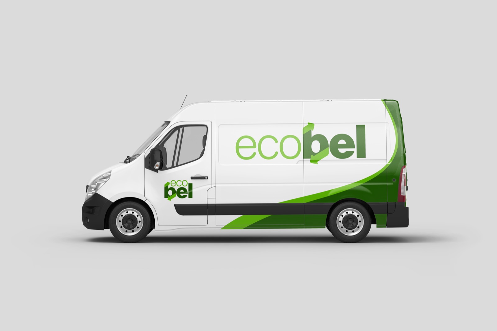 Ecobel branded van